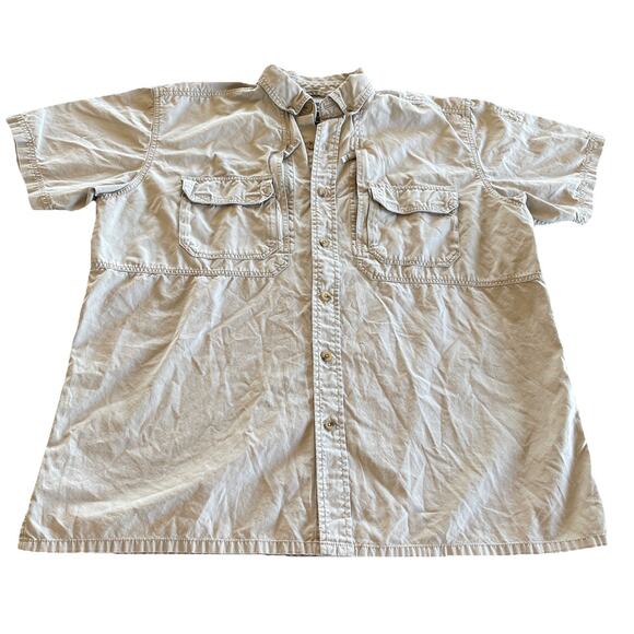 EOTAC Operator Grade Men’s M Tactical Shirt Khaki Vented Back Concealed Carry Ut - Picture 2 of 14